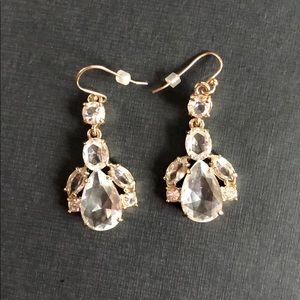 Kate spade gold drop earrings